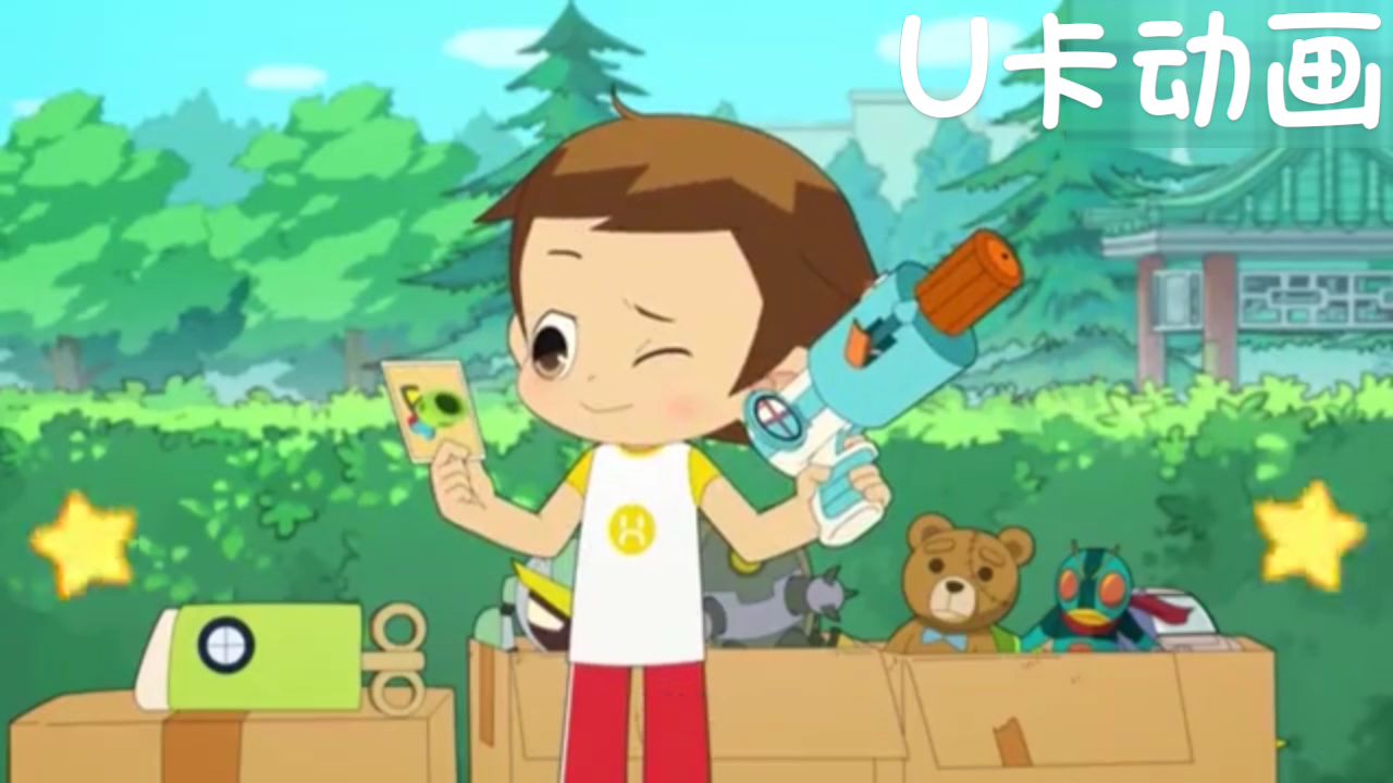 神奇阿呦:毛毛还想欺负小米,幸好小米早有准备,用枪来打毛毛